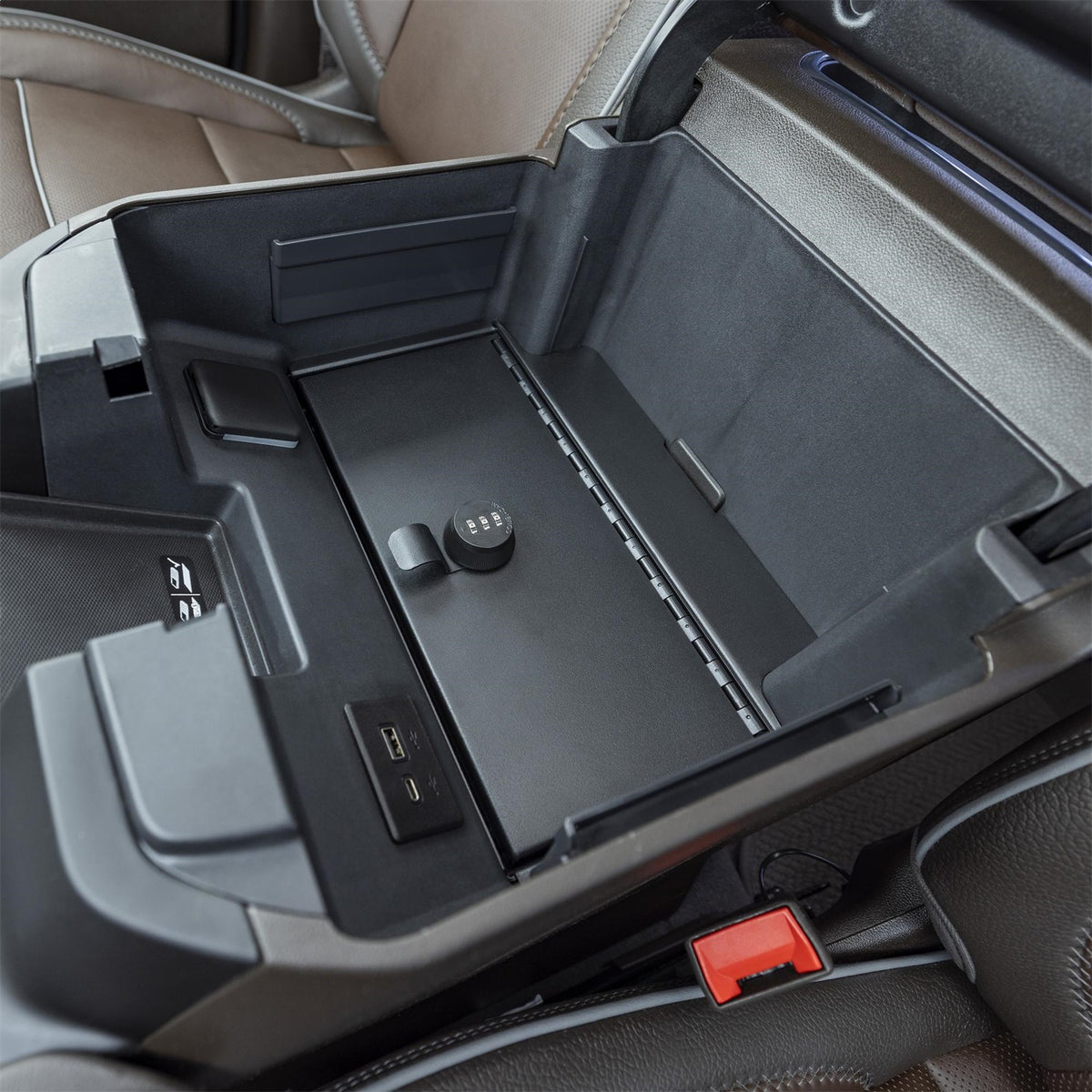 TUFFY Console Safe for 2021-2024 Chevy Silverado 2500-3500 / GMC Sierra 2500-3500 / 2021-2026 Chevy Silverado 1500 /