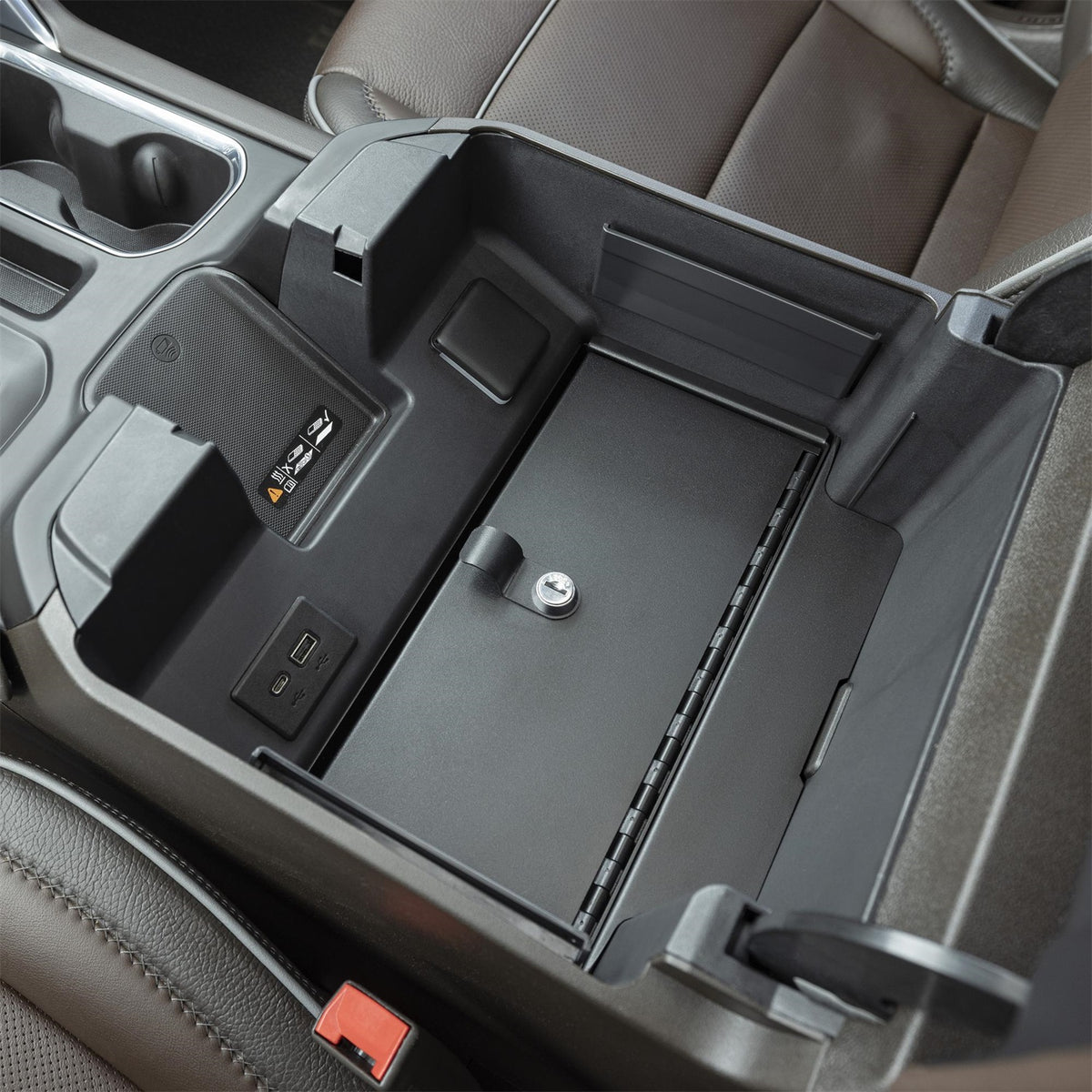 TUFFY Console Safe for 2021-2024 Chevy Silverado 2500-3500 / GMC Sierra 2500-3500 / 2021-2026 Chevy Silverado 1500 /