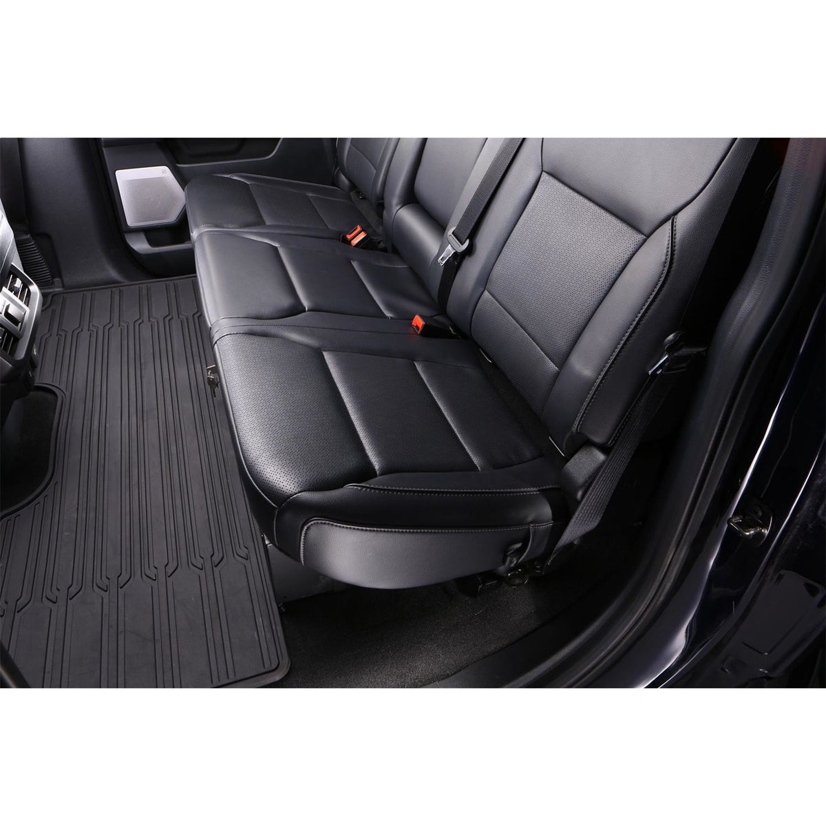 TUFFY | 1999-Present Chevy Silverado 1500 / 2015-2024 Ford F-150 / 2011-2024 F-250/F-350 / 1987-Present GMC Sierra 1500 | Underseat Drawer | Rear | Black | Keyed Lock | 44001-01-01