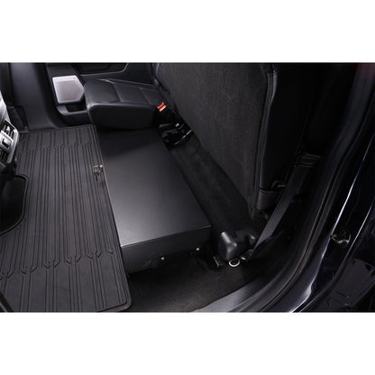 TUFFY | 1999-Present Chevy Silverado 1500 / 2015-2024 Ford F-150 / 2011-2024 F-250/F-350 / 1987-Present GMC Sierra 1500 | Underseat Drawer | Rear | Black | Keyed Lock | 44001-01-01