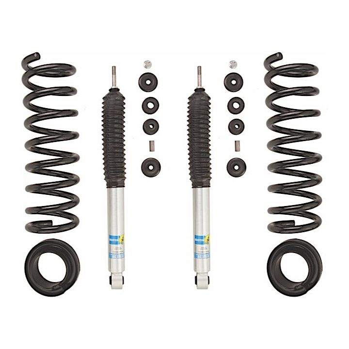 BILSTEIN | Suspension Leveling Kit RAM 3500 4x4 Front 13-25 Kit B8 5112 | 46-241634 kit components including shock absorbers and coil springs.