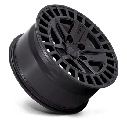 Black Rhino ALSTON Matte Black off-road wheel with five-spoke design and aggressive profile.