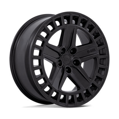 Black Rhino ALSTON Matte Black wheel featuring a robust five-spoke design and aggressive concave profile.