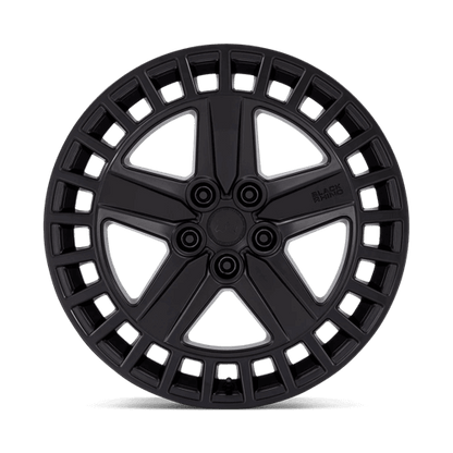 Black Rhino ALSTON Matte Black wheel with a robust five-spoke design and deep angular accents.