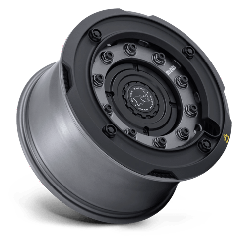 Black Rhino BR027 ARX Gun Black W/ Matte Black Ring wheel