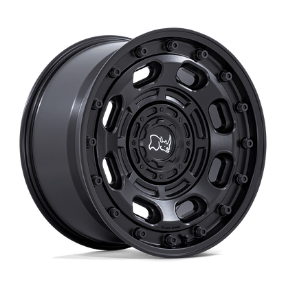Black Rhino ATLAS Matte Black wheel showcasing durable design for off-road adventures.