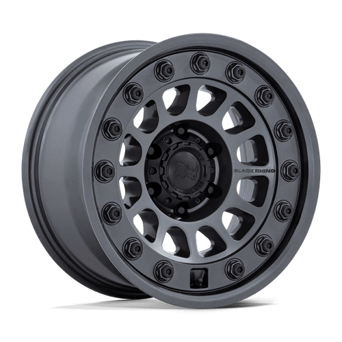 Black Rhino BR012 OUTBACK Matte Gunmetal wheel with a full-face design for utility and off-road performance.