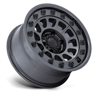 Black Rhino BR012 OUTBACK Matte Gunmetal wheel showcasing full-face design and rugged style for off-roading.