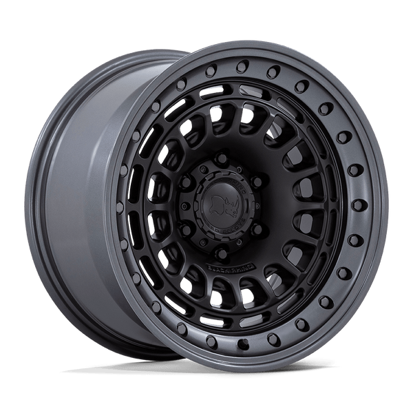 Black Rhino BR014 SAHARA Matte Black W/ Gunmetal Lip