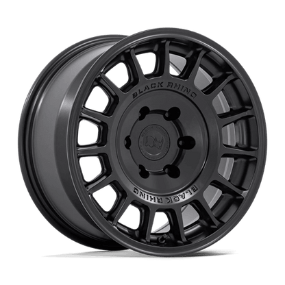 Black Rhino BR015 VOLL Matte Black wheel showcasing its matte finish and multi-spoke design.