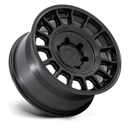 Black Rhino BR015 VOLL Matte Black wheel showcasing the multi-spoke design and lightweight construction.