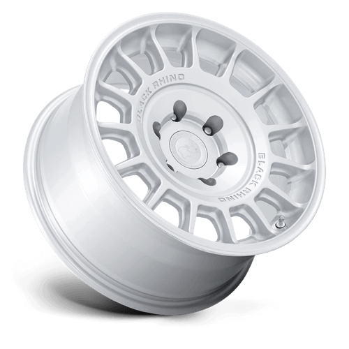Black Rhino BR015 VOLL Hyper Silver wheel showcasing its multi-spoke design and lightweight construction.