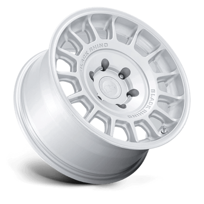 Black Rhino BR015 VOLL Hyper Silver wheel showcasing its multi-spoke design and lightweight construction.