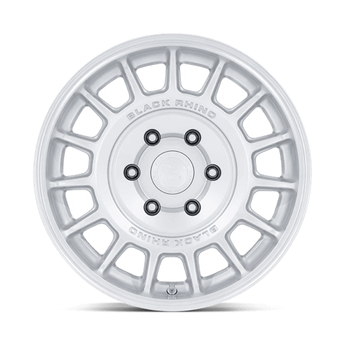 Black Rhino BR015 VOLL Hyper Silver wheel showcasing its multi-spoke design and sleek finish.