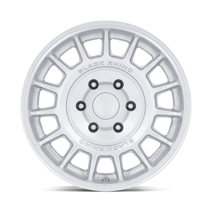 Black Rhino BR015 VOLL Hyper Silver wheel showcasing its multi-spoke design and sleek finish.