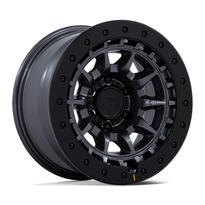 Black Rhino BR016 TUSK Matte Gunmetal off-road wheel with multi-spoke design and durable build.