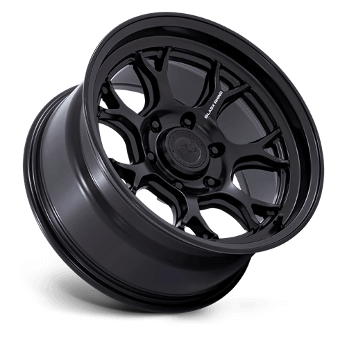 Black Rhino BR017 ETOSHA Matte Black wheel showcasing its concave profile and Y-spoke design.