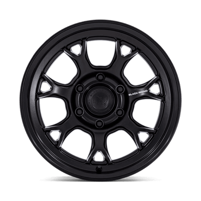 Black Rhino BR017 ETOSHA Matte Black wheel featuring Y-spoke Flow Formed Technology and bold matte finish.