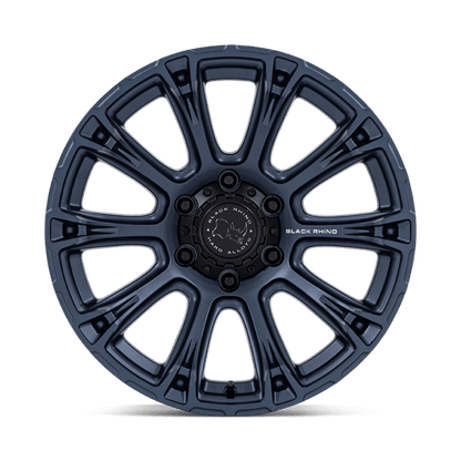 Black Rhino BR020 DIAMONDBACK Metallic Blue wheel designed for light-duty pickups and SUVs.
