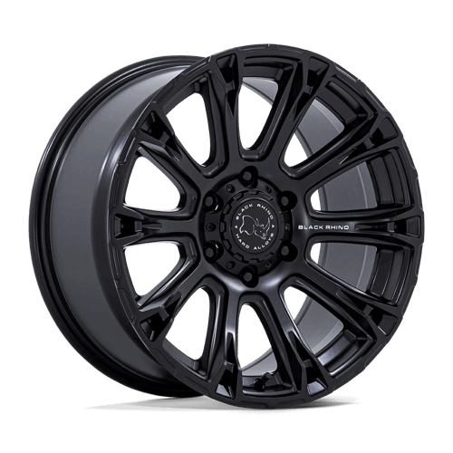 Black Rhino BR020 DIAMONDBACK Matte Black wheel for light-duty pickups and mid-size SUVs