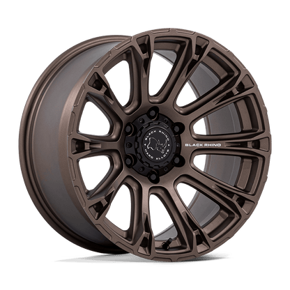 Black Rhino BR020 DIAMONDBACK Burnt Bronze wheel showcasing its stylish design and performance features.