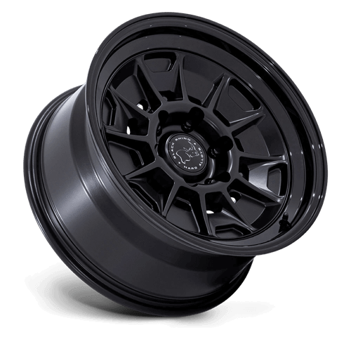 Black Rhino BR021 MONDO Matte Black W/ Gloss Black Lip wheel for off-road vehicles