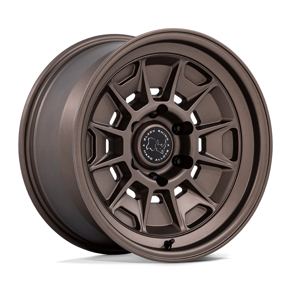 Black Rhino BR021 MONDO Burnt Bronze off-road wheel with classic design for Toyota and 4X4 vehicles.