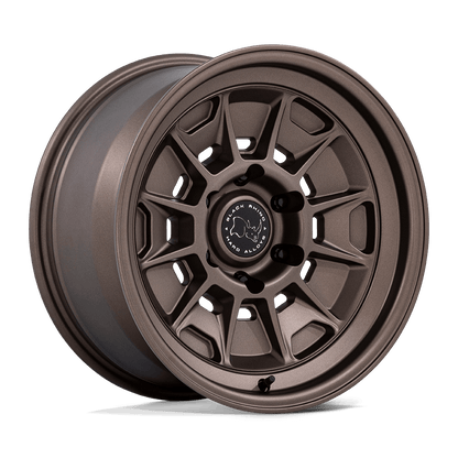 Black Rhino BR021 MONDO Burnt Bronze off-road wheel with classic design for Toyota and 4X4 vehicles.