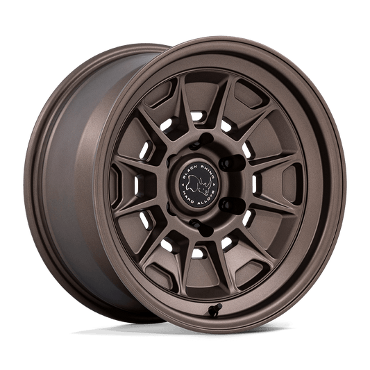 Black Rhino BR021 MONDO Burnt Bronze off-road wheel with classic design for Toyota and 4X4 vehicles.