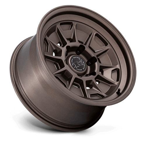 Black Rhino BR021 MONDO Burnt Bronze wheel showcasing modern design and classic style for off-road vehicles.