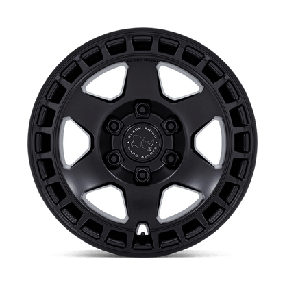 Black Rhino BR022 BAHARI Matte Black wheel designed for off-roading enthusiasts with a rugged aesthetic.