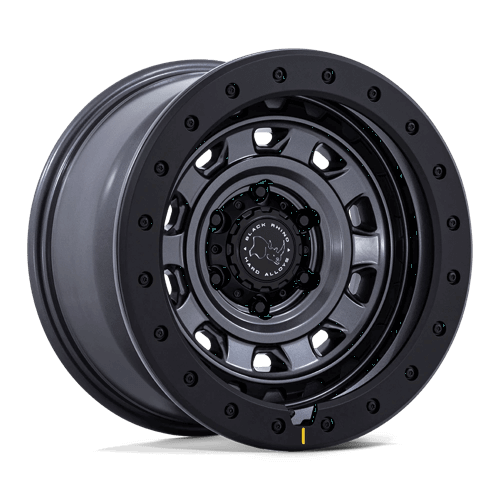 Black Rhino BR023 XPLORER Matte Gunmetal W/ Matte Blk-Lp featuring a 10-spoke face and rugged design