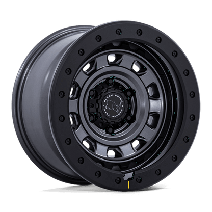 Black Rhino BR023 XPLORER Matte Gunmetal W/ Matte Blk-Lp featuring a 10-spoke face and rugged design
