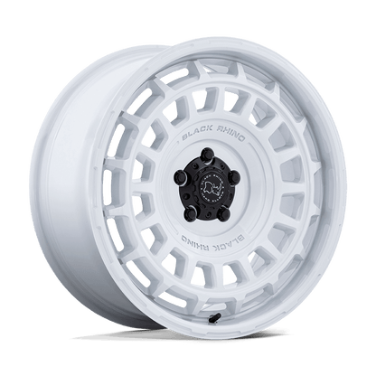 Black Rhino BR024 AWOL Gloss White wheel showing sleek design and durable construction.