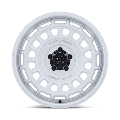 Black Rhino BR024 AWOL Gloss White wheel design, showcasing a stylish and modern look in gloss white finish.