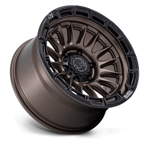 Black Rhino BR025 RIVAL Burnt Bronze W/ Matte Blk-Lp wheel showcasing aggressive design and robust construction.