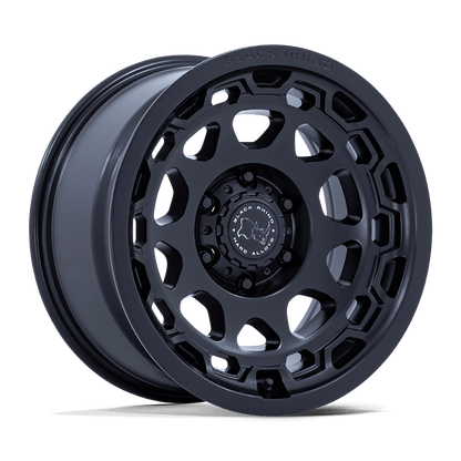 Black Rhino BR026 CONGO Matte Black wheel showcasing rugged design and durable performance for expeditionary vehicles.