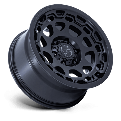 Black Rhino BR026 CONGO Matte Black wheel featuring rugged multi-spoke design and bold lip.