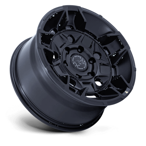 Black Rhino BR028 GUARD Matte Black wheel designed for off-road trails with aggressive styling and durable construction.