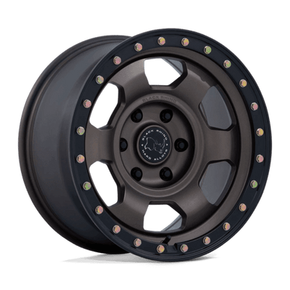 Black Rhino BR029 TROOPER Burnt Bronze W/ Matte Blk-Lp rugged wheel design for off-road vehicles.
