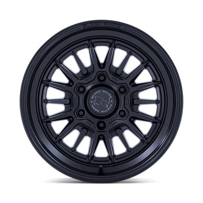 Black Rhino BR030 TALEO Matte Black wheel with reinforced split-six design for off-road strength.