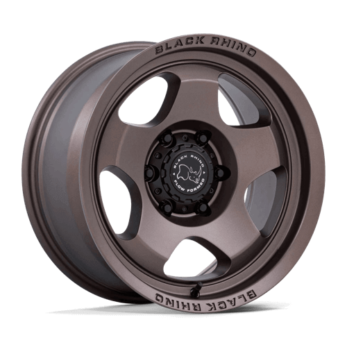 Black Rhino BR031 SOL Burnt Bronze wheel featuring a clean five-spoke design, perfect for off-road adventures.