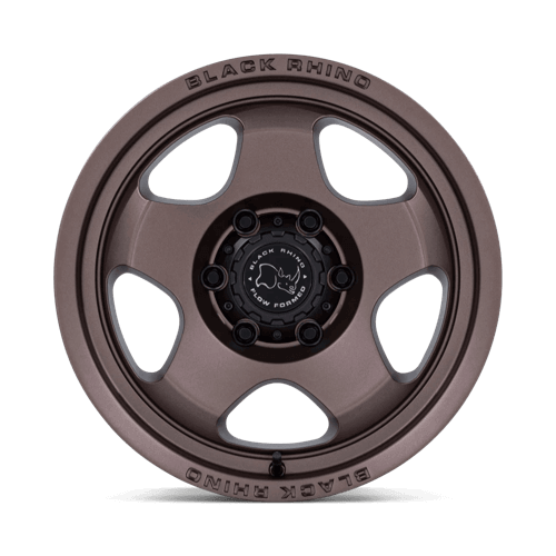 Black Rhino BR031 SOL Burnt Bronze wheel with a five-spoke design and concave lip, perfect for off-road use.