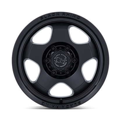 Black Rhino BR031 SOL Matte Black wheel with a clean five-spoke design and singleplane concave lip.