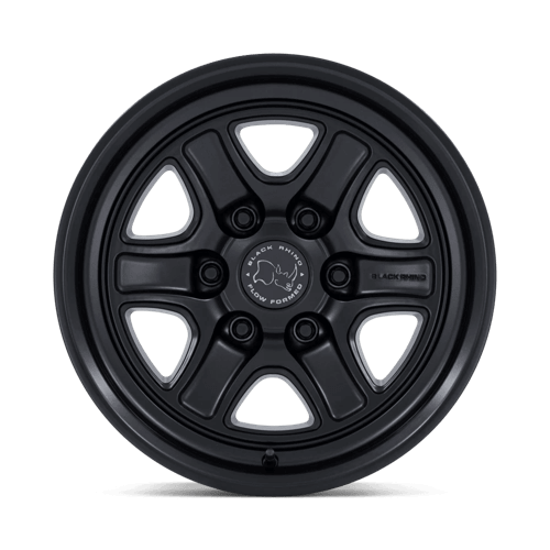 Black Rhino BR032 ECHO Matte Black wheel showcasing Flow Formed Technology and classic off-road design.