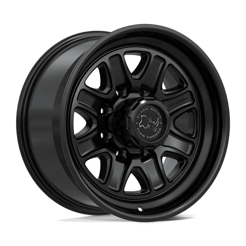 Black Rhino BR032 ECHO Matte Black wheel showcasing rugged design and Flow Formed Technology.