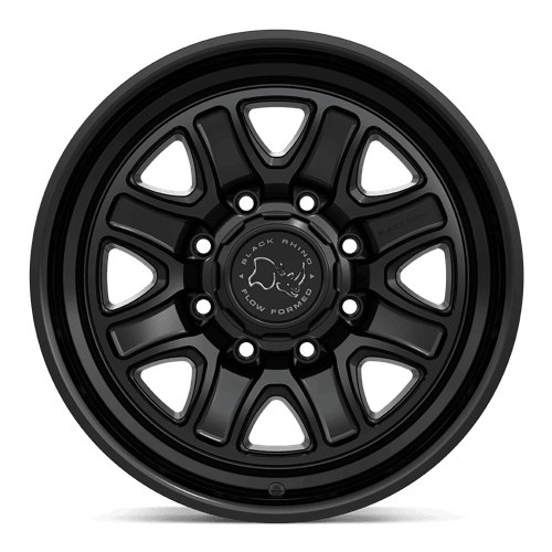 Black Rhino BR032 ECHO Matte Black wheel featuring classic off-road and old-school JDM design.