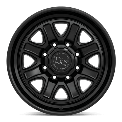 Black Rhino BR032 ECHO Matte Black wheel featuring classic off-road and old-school JDM design.