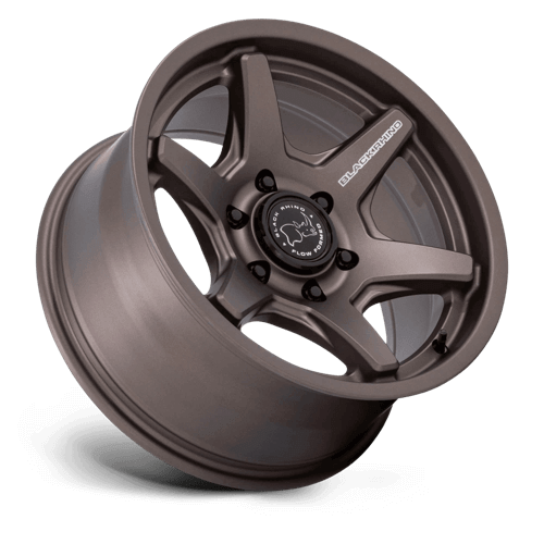 Black Rhino BR035 KUMA Burnt Bronze wheel showcasing six-spoke design and Flow Formed Technology.