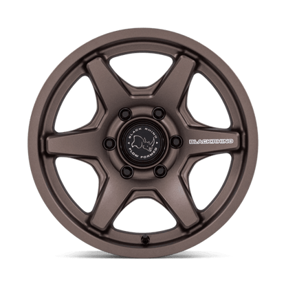 Black Rhino BR035 KUMA Burnt Bronze six-spoke wheel with a clean design and Bead Retention System.